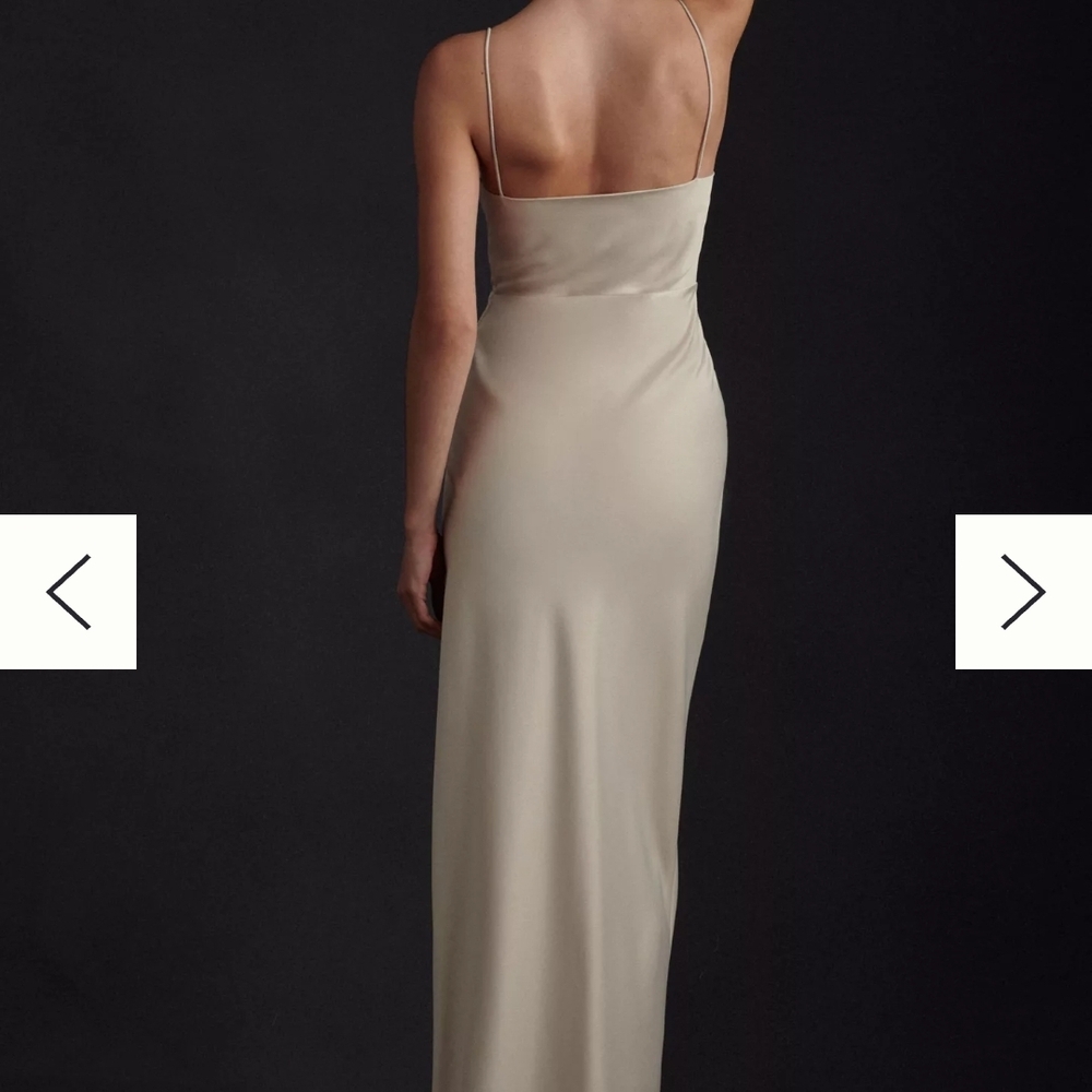 BHLDN Freya Satin Charmeuse Dress - Picture 3 of 3